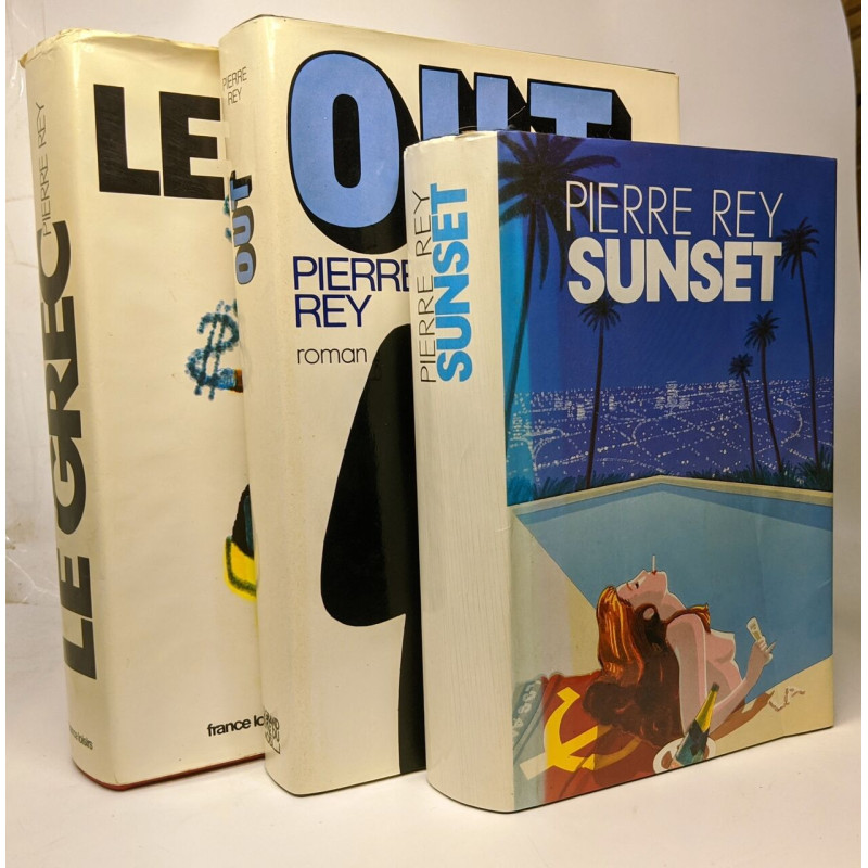 Out + Le Grec + Sunset -- 3 livres