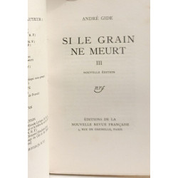 Si le grain ne meurt III