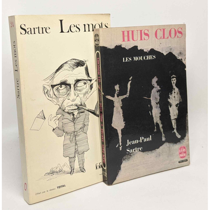 Les mouches + Les mots --- 2 livres