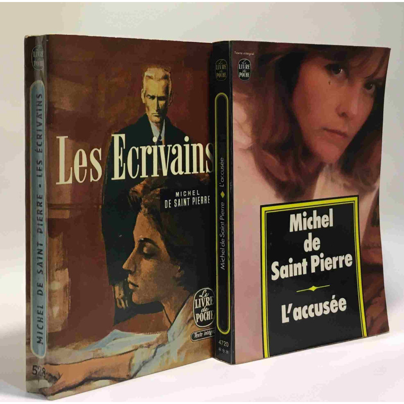 L'accusée + Les écrivains --- 2 livres