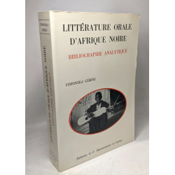 Litterature orale d'afrique noire : bibliographie analytique...