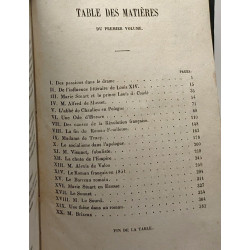 Études historiques et littéraires - tome premier et second