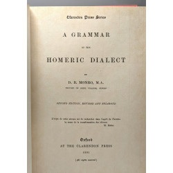 Grammar of the Homeric Dialect (fac simile de la 2e édition de 1891)