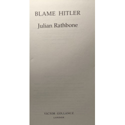 Blame Hitler