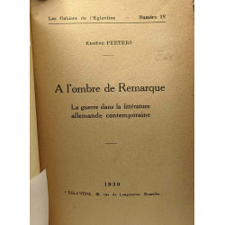 A L'ombre de Remarque - la guerre dans la littérature allemande...