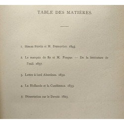 Choix d'opuscules - philosophiques historiques politiques et...