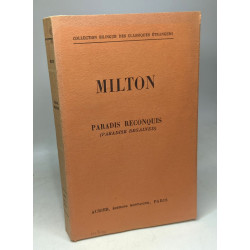 Paradis reconquis - collection bilingue - étude critique...