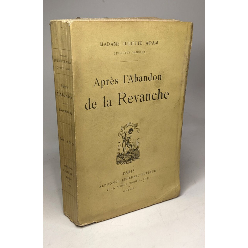 Après l'abandon de la revanche