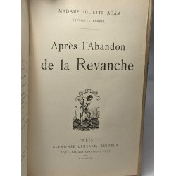 Après l'abandon de la revanche