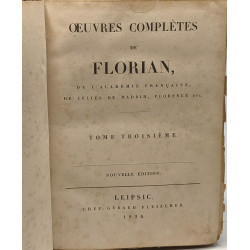 Oeuvres complètes e Florian - TOME TROISIEME