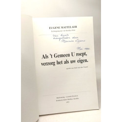 Als t gemeen u roept verzorg het als uw eigen