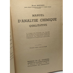 Analyse chimique qualitative