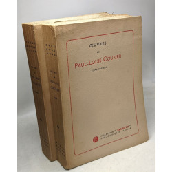 Oeuvres de Paul-Louis Courier - TOME PREMIER et SECOND -...