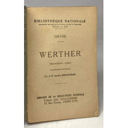 Werther - traduction Aubry entièrement refondue par le Dr Jacobus...