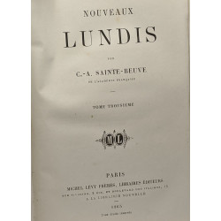 Nouveaux lundis - Tome troisième