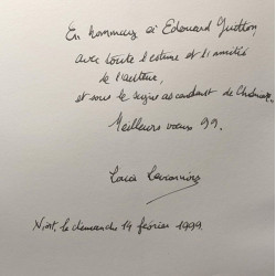 Quatre lettres sur quatre poètes français
