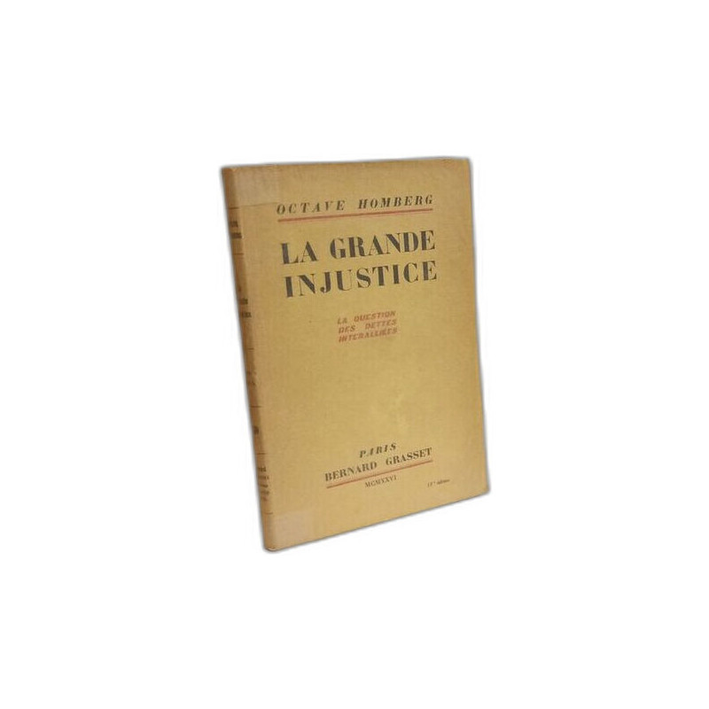 La grande injustice