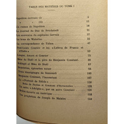 XIXe siècle - TOME 1 - autour de Chateaubriand / courrier littéraire