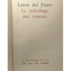 Le pélerinage aux sources