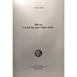 200 ans un bel âge pour Figaro marié