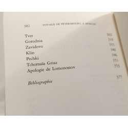 Voyage de Petersbourg à Moscou