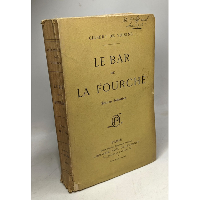 Le bar de la fourche - édition définitive