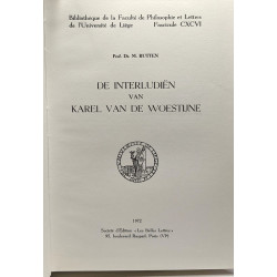 De interludiën van Karel Van de Woestijne - bibliothèque de la...