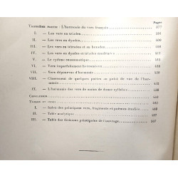 Le vers français ses moyens d'expression son harmonie