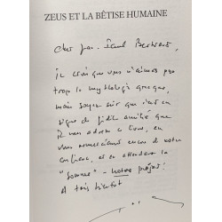 Zeus et la bêtise humaine --- avec hommage de l'auteur