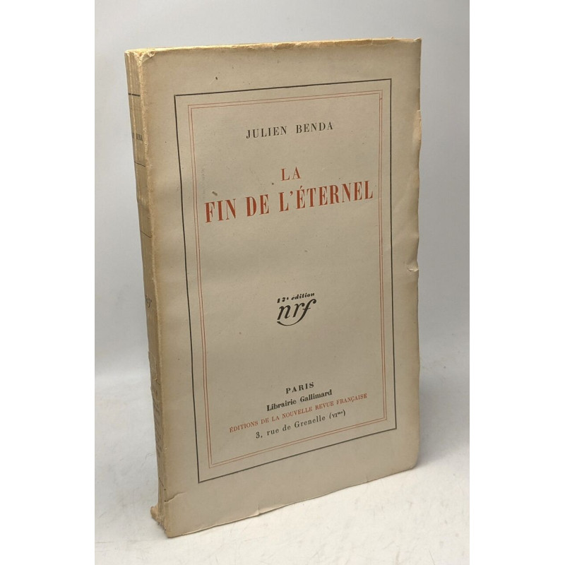 La fin de l'éternel
