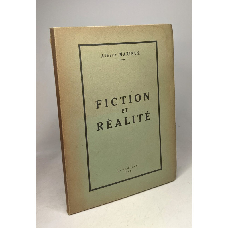 Fiction et Réalité