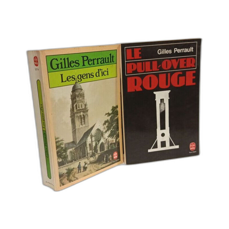 Le Pull-over rouge + Les gens d'ici --- 2 livres