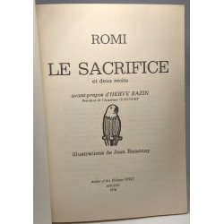 Le sacrifice et deux récits - avant propos d'Hervé Bazin