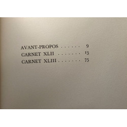 CARNETS XLII et XLIII (du 1er janvier 1942 au 31 décembre 1943)