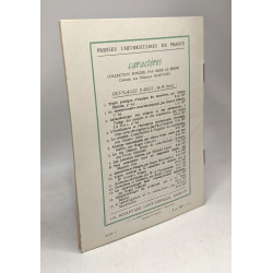Questionnaire caractérologique pour l'analyse d'un caractère...