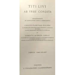 Titi livi ab vrbe condita carolus flamstead walters - Tomus III -...