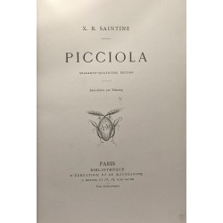 Picciola - 44e édition - eaux-fortes par Flameng