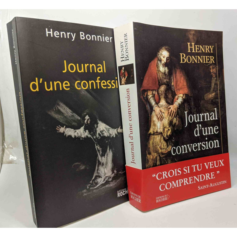 Journal d'une confession + Journal d'une conversion --- 2 livres...