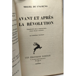 Avant et après la révolution - 4e éd