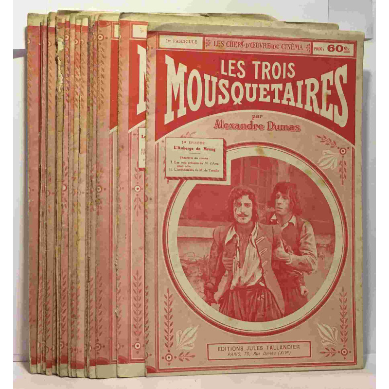 Les trois mousquetaires --- les chefs d'oeuvres du cinéma complet...