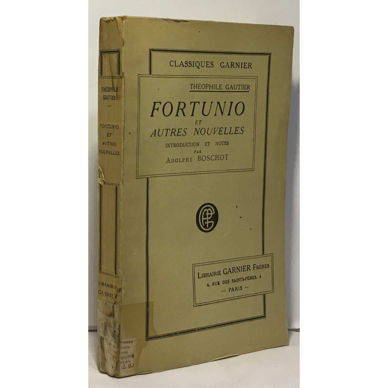 Fortunio et autres nouvelles - introduction et notes par Adolphe...