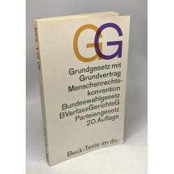 Grundgesetz mit grundvertrag menschenrechtskonvention...