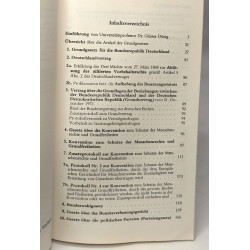 Grundgesetz mit grundvertrag menschenrechtskonvention...