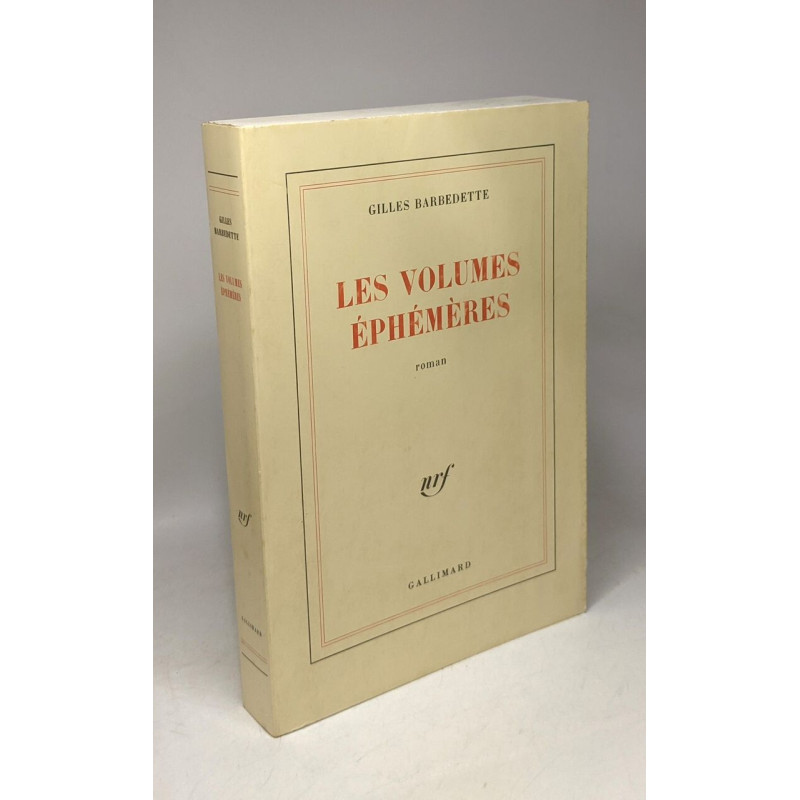 Les volumes éphémères