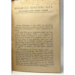 Maurice Maeterlinck: les dangesr d'une oeuvre littéraire - Coll....