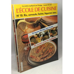 4 numéros de "L'école de Cuisine ": N°6 leçons 63-76: Pâtes pour...