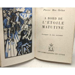 À bord de l'étoile matutine - frintispice de Jean Janssen
