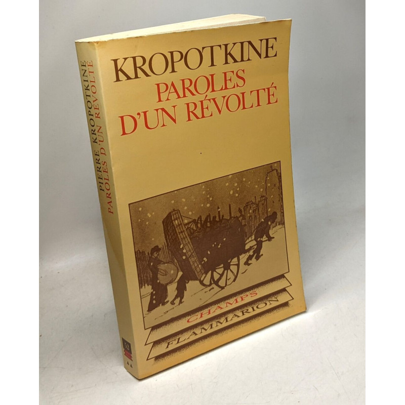 Paroles d'un révolté - Collection champs n°52