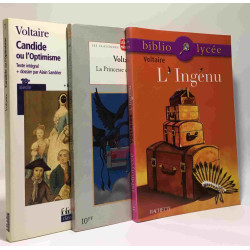 Candide ou l'Optimisme texte intégral + La princesse de Babylone +...