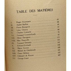 À la recherche d'une personnalité (étude et monographies belges)...